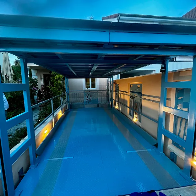 installation de monte voitures sur-mesure